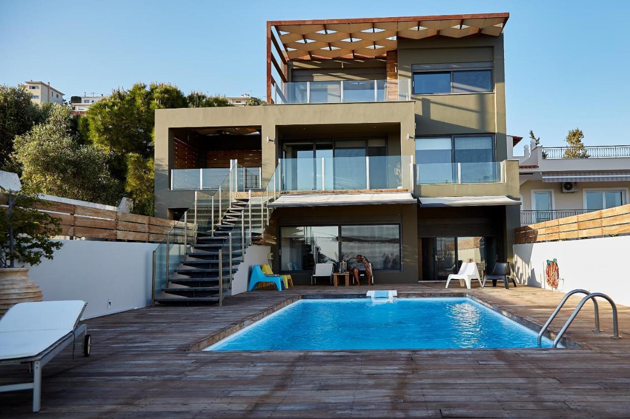 Magnificent, Deluxe Villa, Lagonisi, Athens Riviera Áyios Nikólaos エクステリア 写真